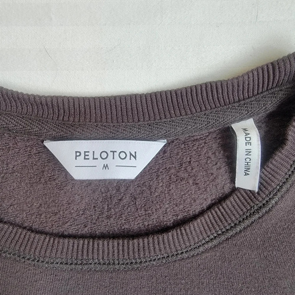 Peloton Long Sleeve Sweatshirt Size M Gray - Picture 5 of 8